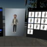 Screenshot of gender neutral avatar selection panel